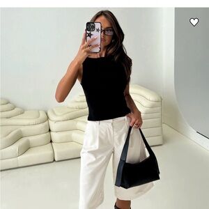 Princess Polly Midi Wide-Leg Trousers (Never Worn)